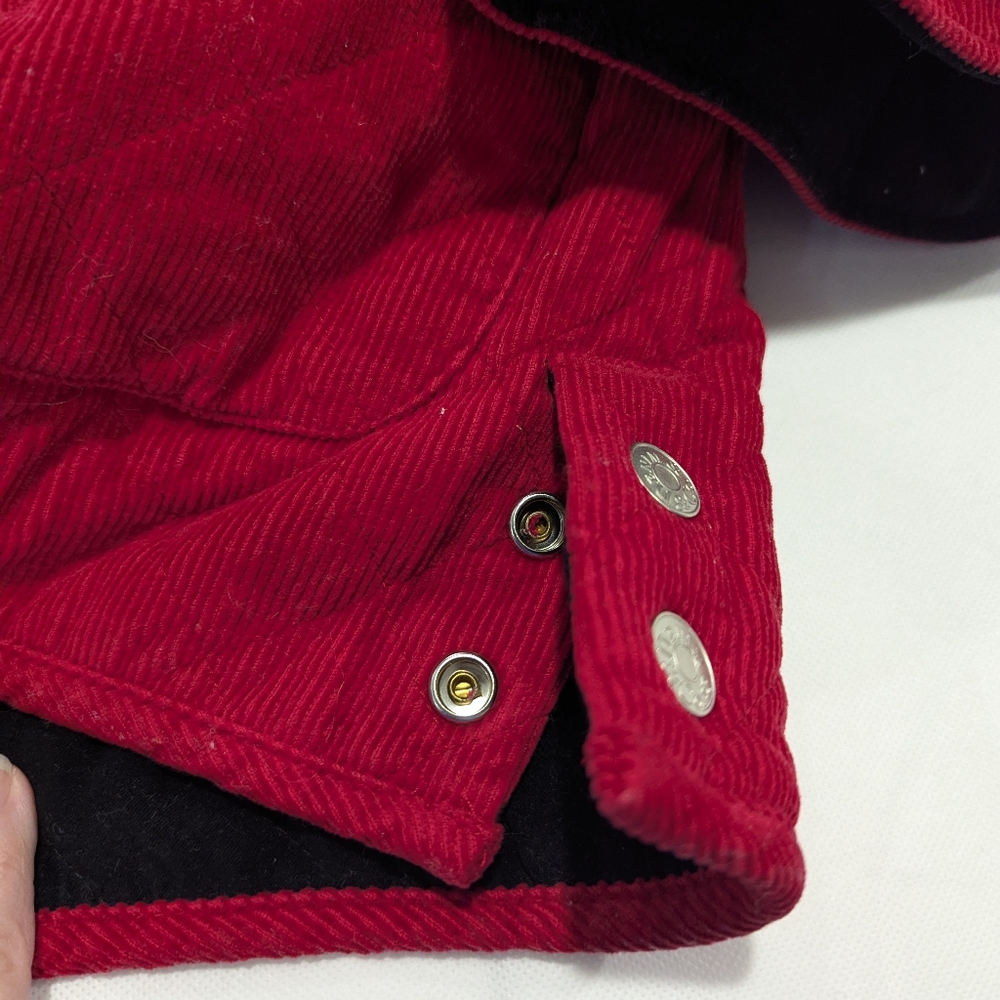 Denim&Co Reversible Quilted Corduroy Riding Jacket - Picture 5 of 14
